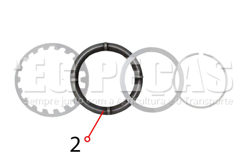 Fotografia da peça 72248 Anel Micro Fundido (original) do KIT 72250 - Sachs 380mm