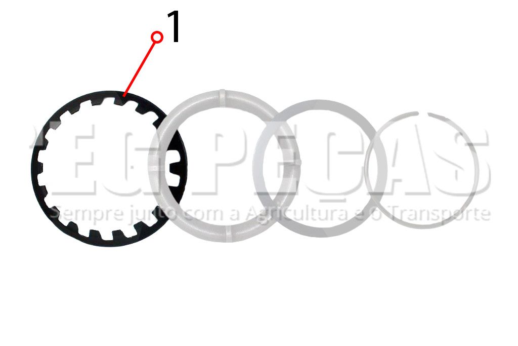 Fotografia da peça 71073 Mola Prato (aranha) do KIT 72250 - Sachs 380mm