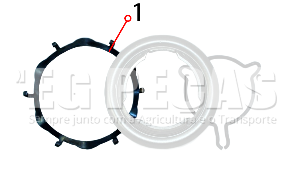 Fotografia da peça 72222 Arruela Ondulada do KIT 72220 - Mercedinho 709/912
